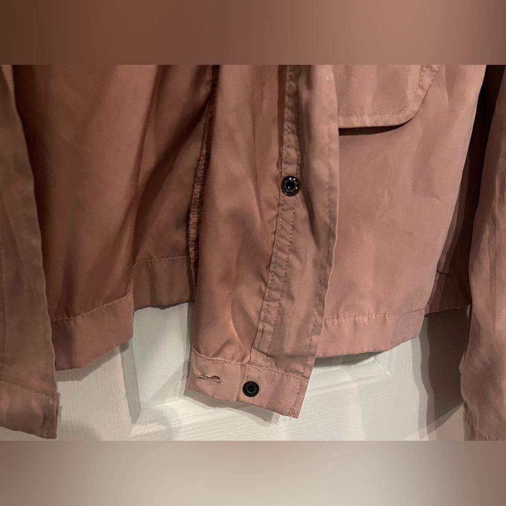Women’s Lightweight Hooded Jacket Full Front Zipping & Buttons Size Large GUC - Picture 11 of 13